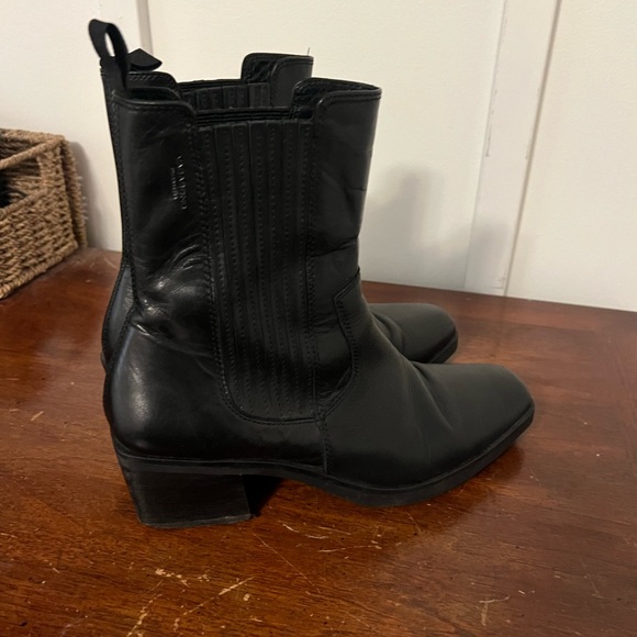 Vagabond Kelsey western-inspired Chelsea boots black leather sz 39 (US 9) - Picture 4 of 10